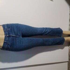 rag & bone NEW YORK HANA Cropped Blue Jeans Size 30
